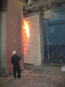 Fire resistance cable test TELEFONIKA